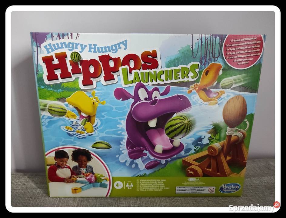 Gra zręcznościowa Hungry Hungry Hippos Launchers Płock sprzedam