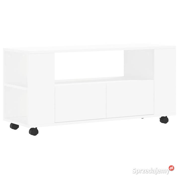 Szafka pod TV biała 102x345x43 materiał RTV mazowieckie Warszawa