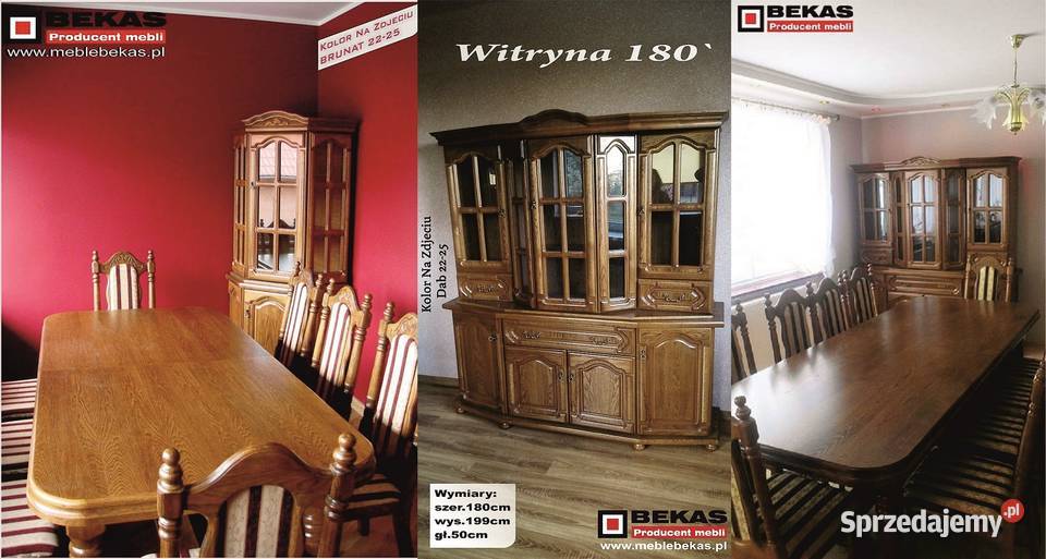 Stylowa Witryna 120 Dąb rustikalny Salon Nowa Pozostałe sprzedam