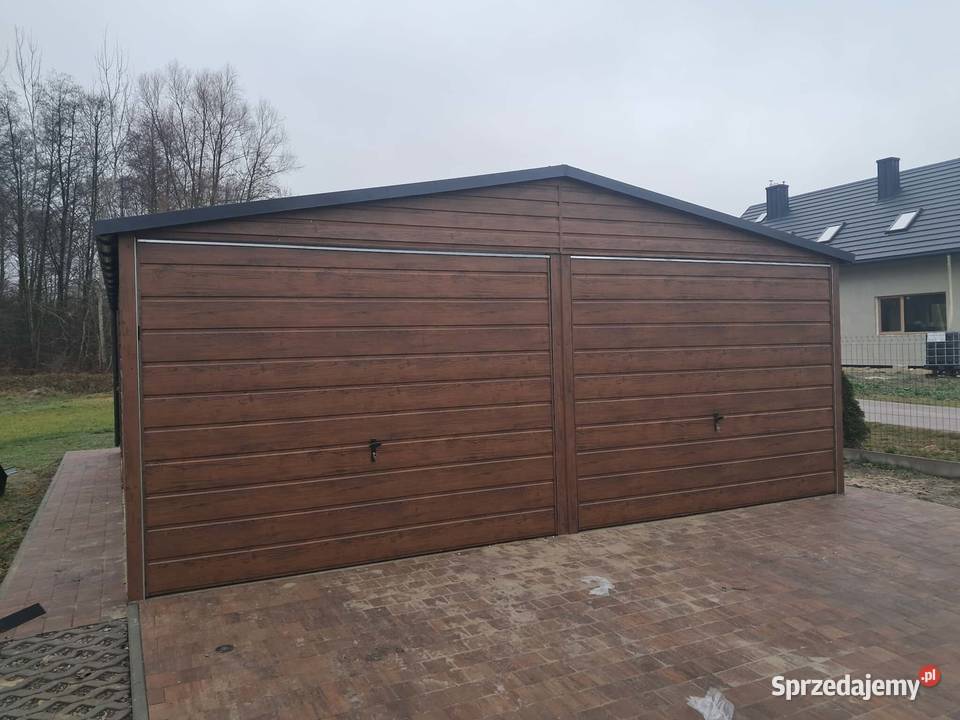 Garaż blaszany 8x6 PREMIUM WZMOCNIONY PROFILAMI Bydgoszcz