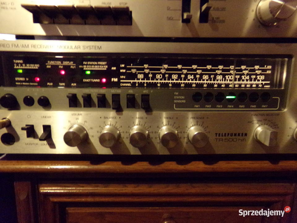 Amplituner Telefunken TR500 na części Amplitunery Walentynowo