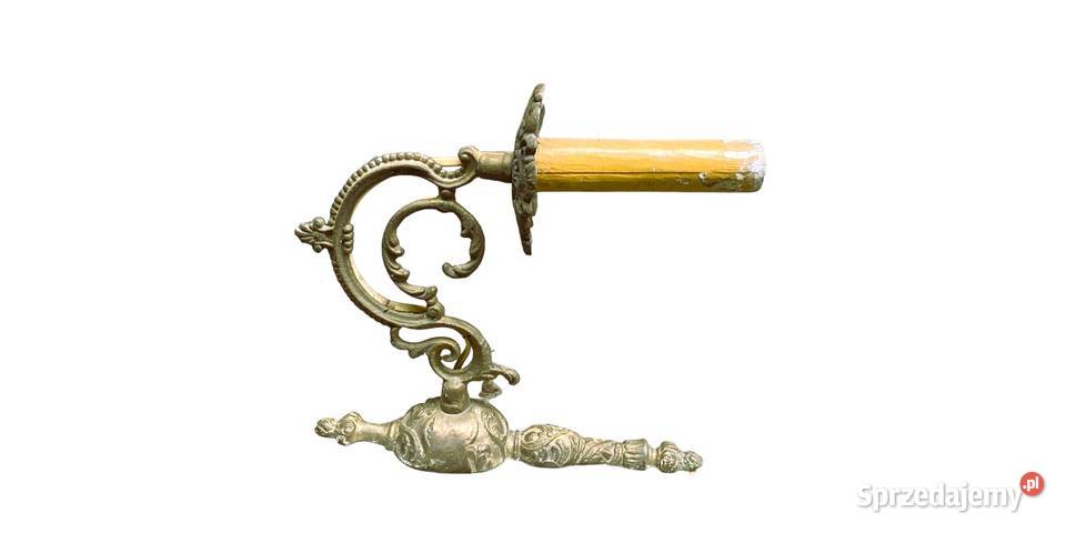 Zabytkowy mosiężny kinkiet mazowieckie Warszawa