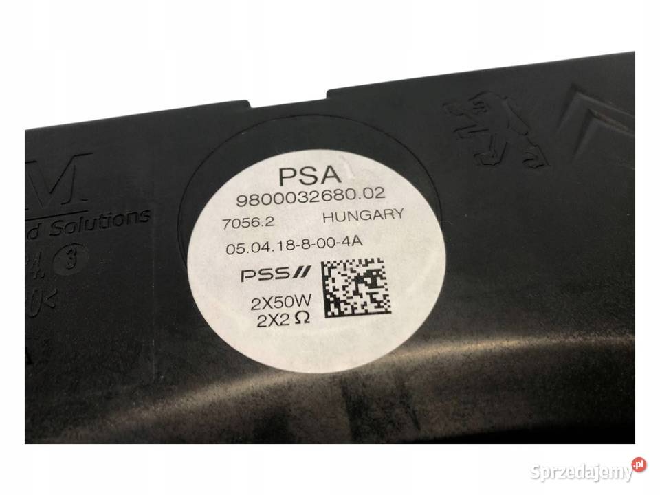 Peugeot 308 II T9 HB GT LINE Lift 18r Subwoofer Pozostałe świętokrzyskie Skarżysko-Kamienna