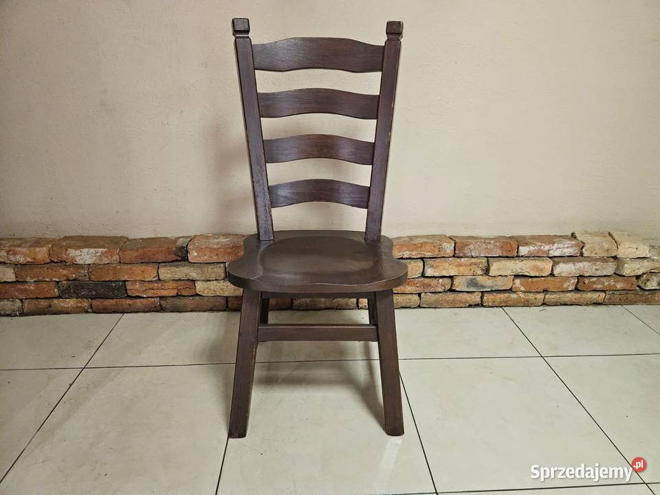 Krzesło lity dąb Pszczyna