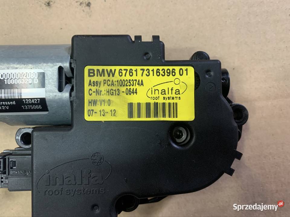 7316396 silniczek szyberdachu bmw x1 e84 x3 x5 osobowe Wyposażenie elektryczne zachodniopomorskie Szczecin