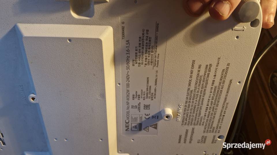Projektor multimedialny NEC M362W sprawny z Poznań