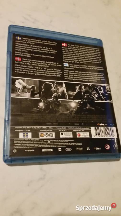 Film SIN CITY A DameTo Kill For 2014 Bluray Disc