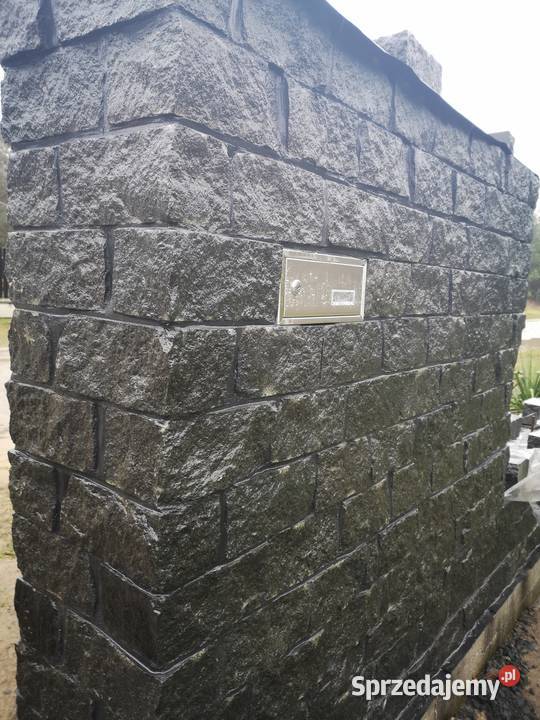 BLOCZEK murowy CZARNY z Kamienia naturalnego mazowieckie Marki