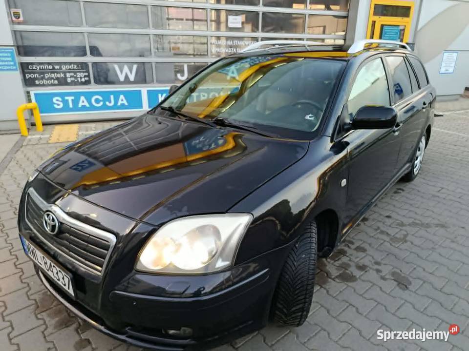 TOYOTA AVENSIS T25 20 BENZYNA FULL manualna Avensis mazowieckie Warszawa