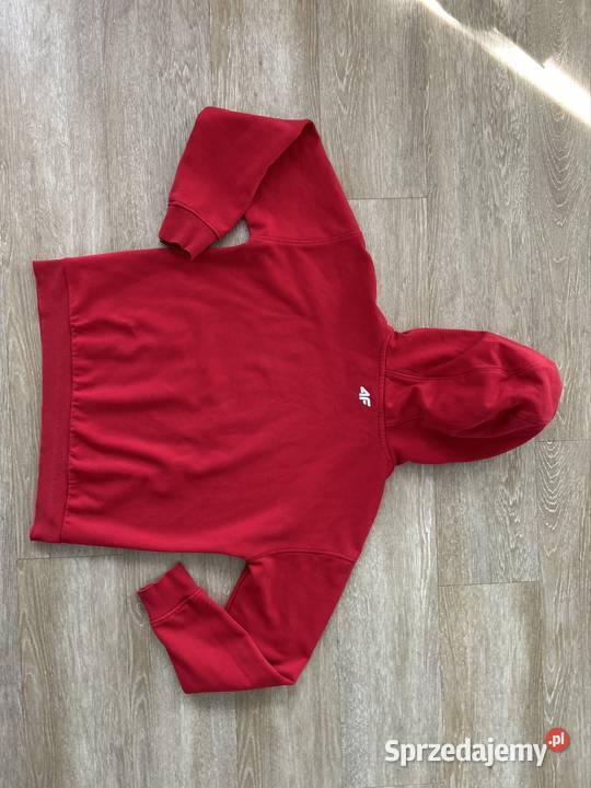 Bluza 4F 164 czerwona bluza z kapturem Wyszków