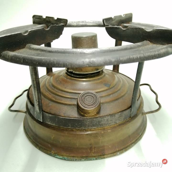 Stara mosiężna kuchenka na naftęPodgrzewacz Kraków