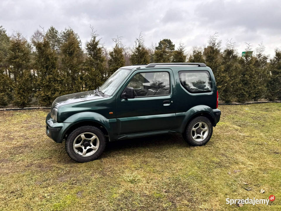 Suzuki Jimny 13 80 4x4 Klima 185000 bez rdzy III zielony świętokrzyskie