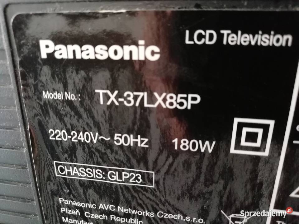 TV TX37LX85P uszkodzony Inverter LCD Telewizory Opole