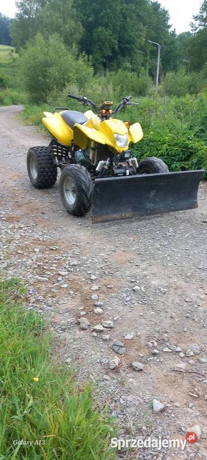 Quad bashan 200,pług wyciągarka