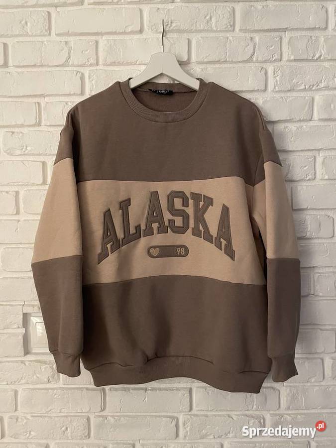 Bluza oversize Alaska 98 styl amerykański high