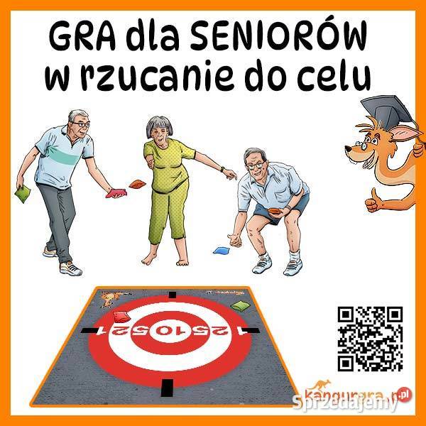 GRY SENIORÓW terapia gry planszowe XXL KangurGra Kraków sprzedam