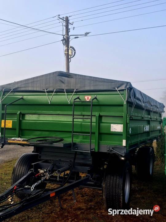 Przyczepa wywrot trzy strony HL6011 nieuszkodzony Przyczepy rolnicze