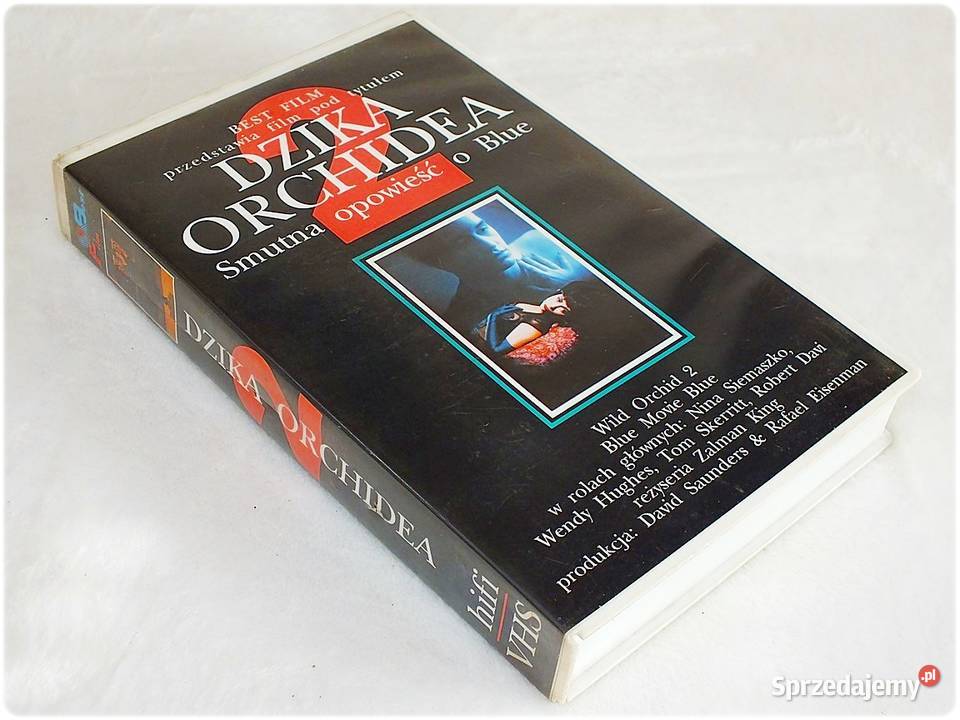 Kaseta VHS Dzika Orchidea Film na Video ORYGINAŁ lubuskie Żary sprzedam