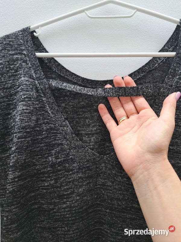 Stylowa melanżowa bluzka z wiązaniem Yessica