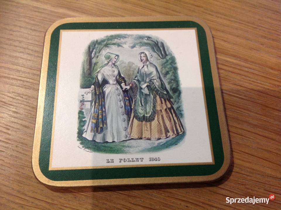 Stara Podkładka LE POLLET 1846 pod Szklankę Piwa Nowa Sól