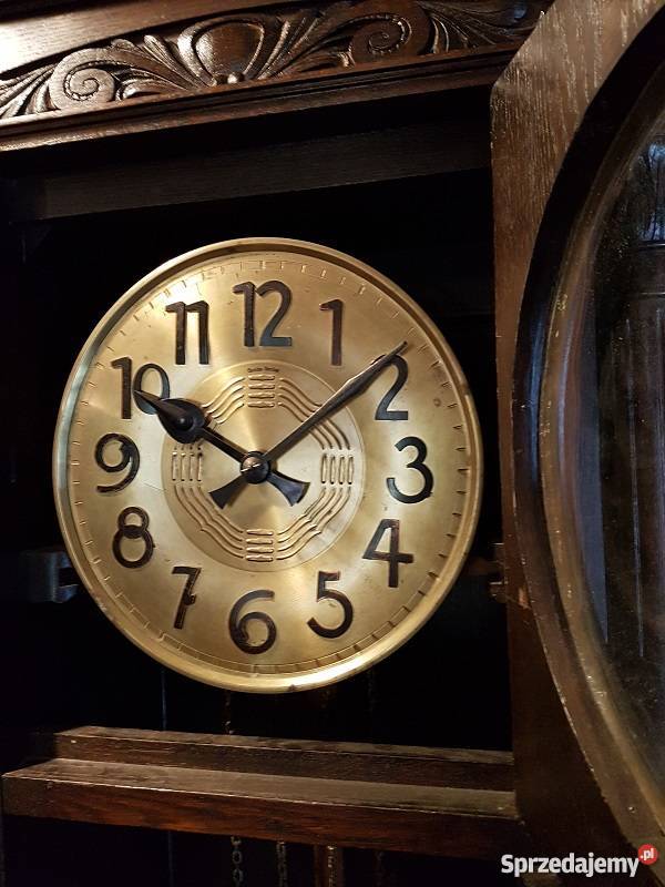 Zegar stojący Piękny i dostojny Gustav Becker