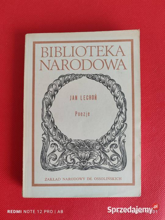 Jan Lechoń Poezje Biblioteka Narodowa BN seria I Książki i Podręczniki Katowice