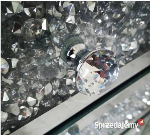 Lustrzana komoda z kryształkami Milion Diamonds Dom i Ogród Golkowice