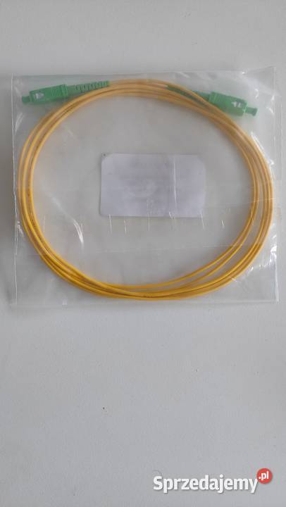 Patchcord światłowodowy CELLCO SCAPC SCAPC Internet i komunikacja Rypin