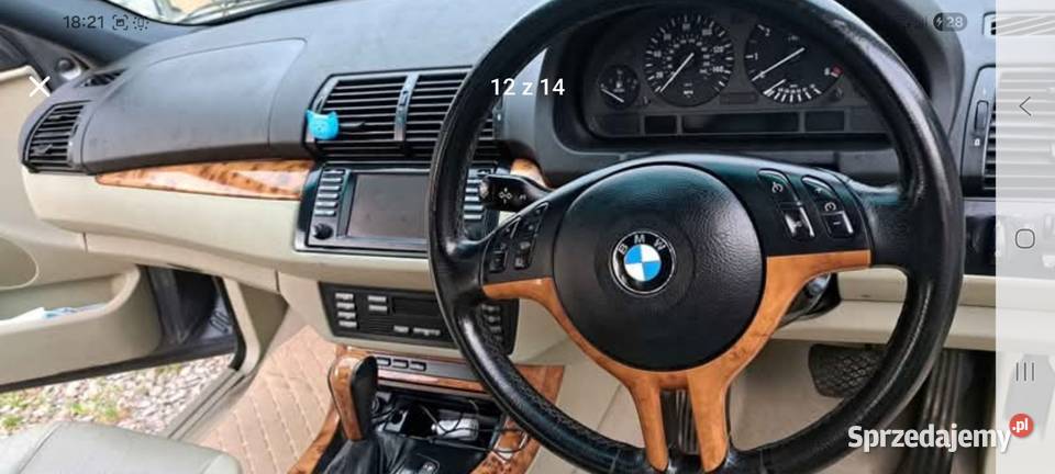 Bmw x5 e53 30d 2001r M57 184 regulowane zawieszenie Rzeżuśnia