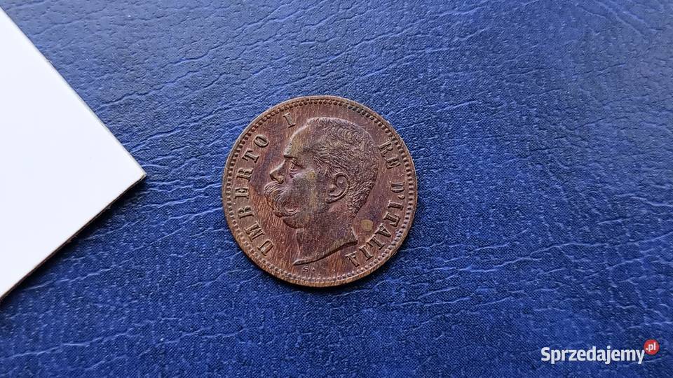 Stare monety 2 centesimi 1900 Włochy Numizmatyka Lesko