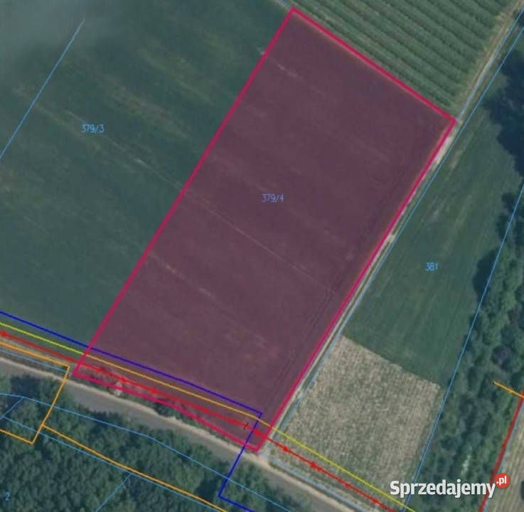 Ogłoszenie działka Zaborze 7683m2 prąd lubelskie