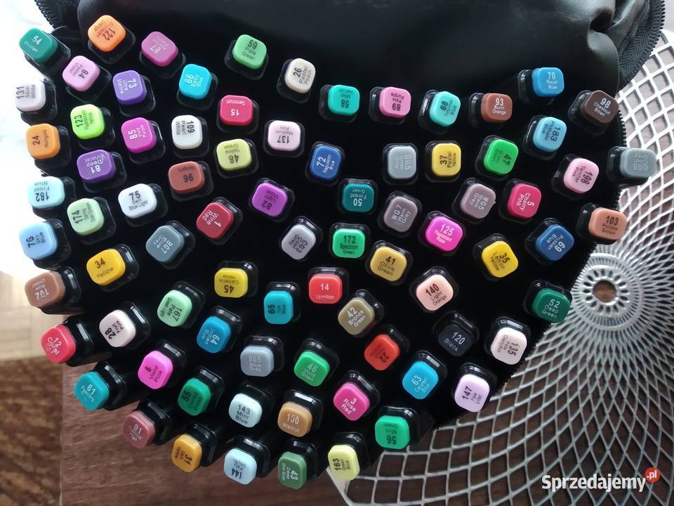 Profesjonalne markery Touchfive zestaw 80 sztuk