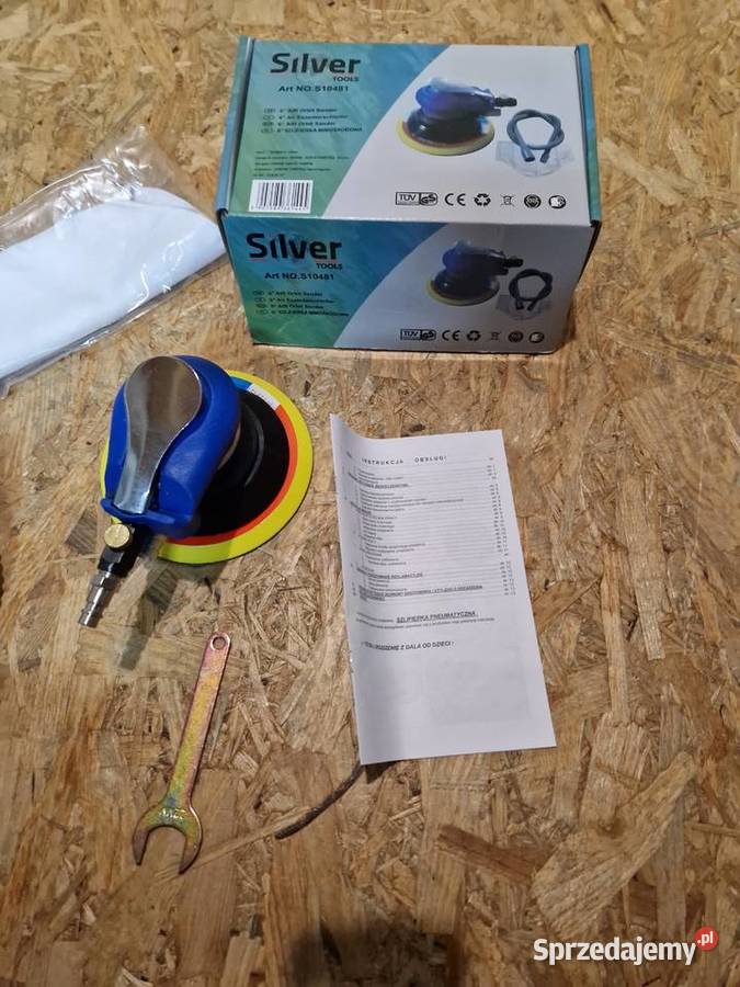 SZLIFIERKA MIMOŚRODOWA PNEUMATYCZNA 150mm SILVER Głogowa
