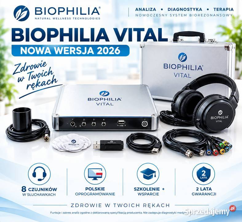 BIOPHILIA VITAL Bioplasm NLS analizator stanu