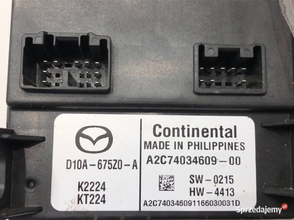 MODUŁ KOMFORTU MAZDA 2 DL D10A675Z0A Hatchback osobowe