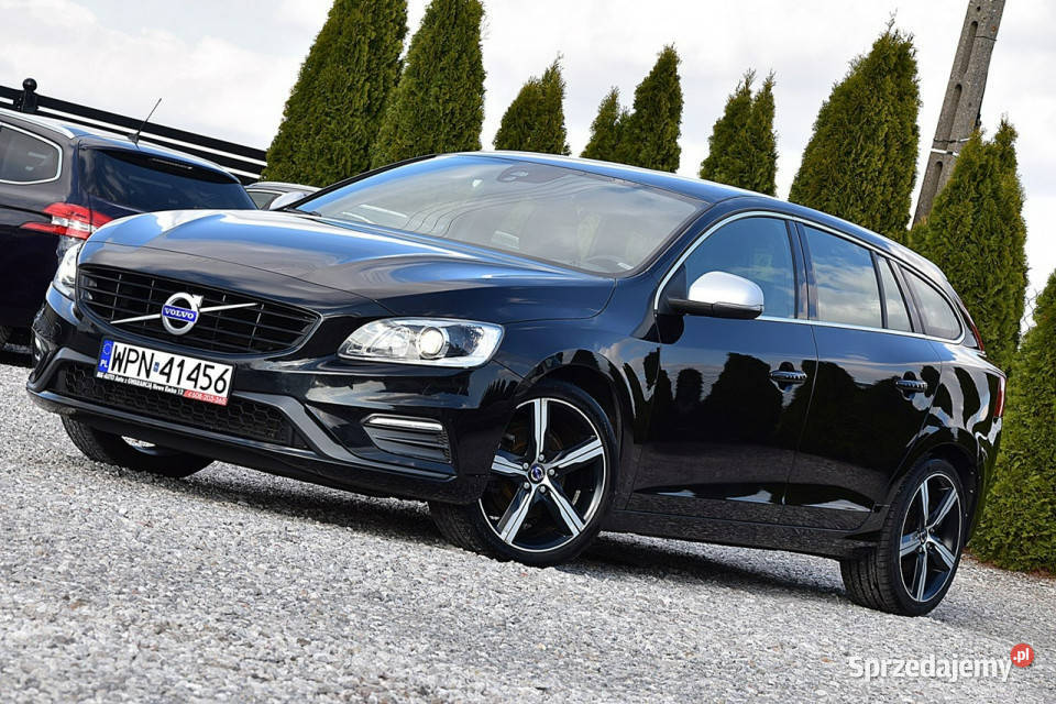 Volvo V60 20D4 190 RDesign Alcantara Led Navi reflektory ksenonowe Nowe Kucice