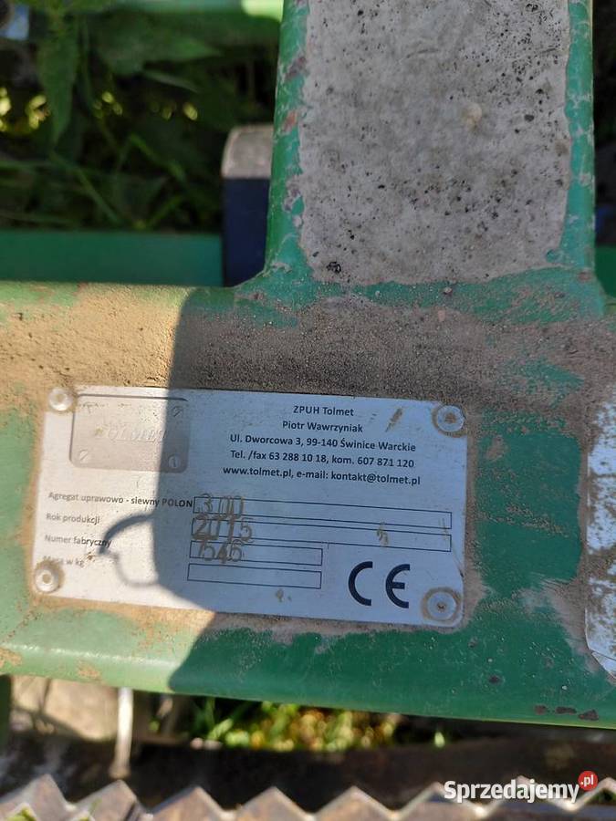Sprzedam agregat uprawowy z hydropakiem Nidzica sprzedam