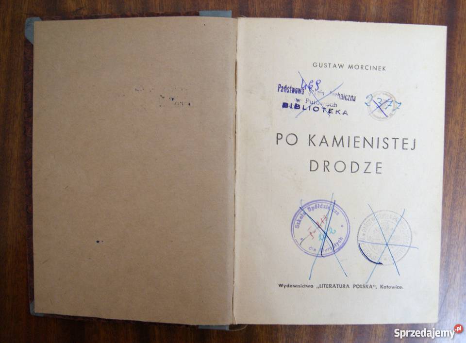 Gustaw Morcinek kamienistej drodze literatura piękna - proza polska lubelskie Parczew