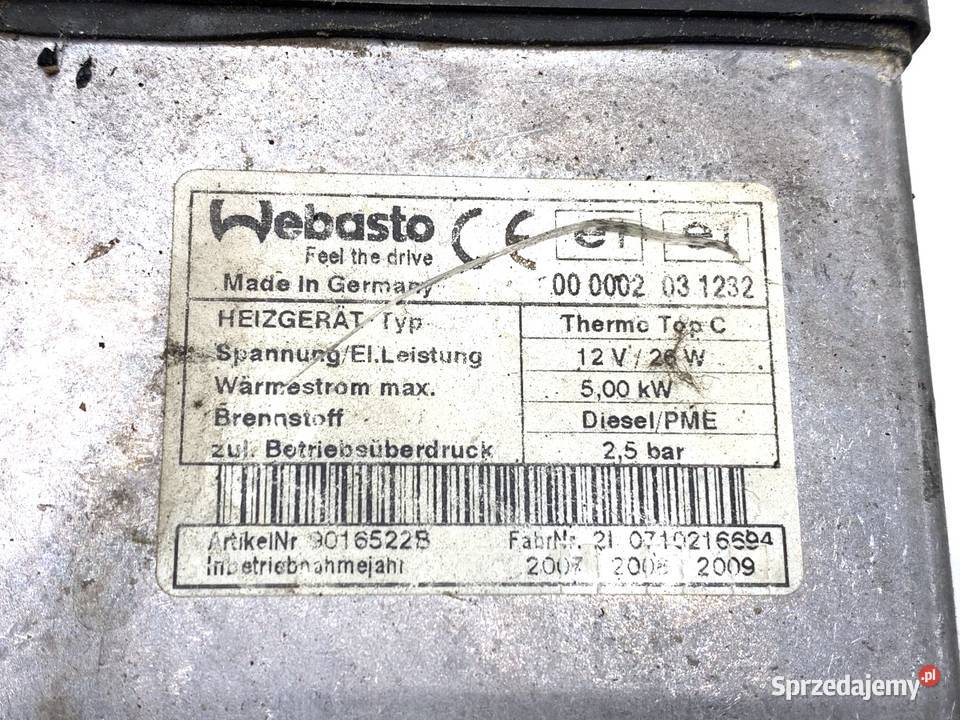 WEBASTO AUDI Q7 4L 4L0815071D SUV 30 0616 osobowe sprzedam