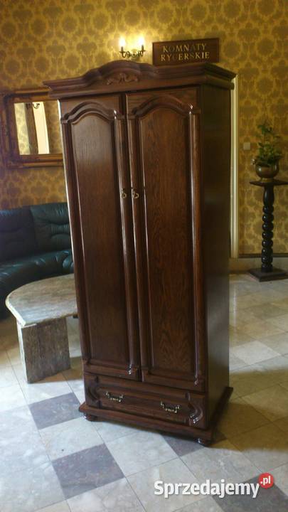 Stylowa Dąb Komoda 90 2D2S Regał na Dokumenty Katowice