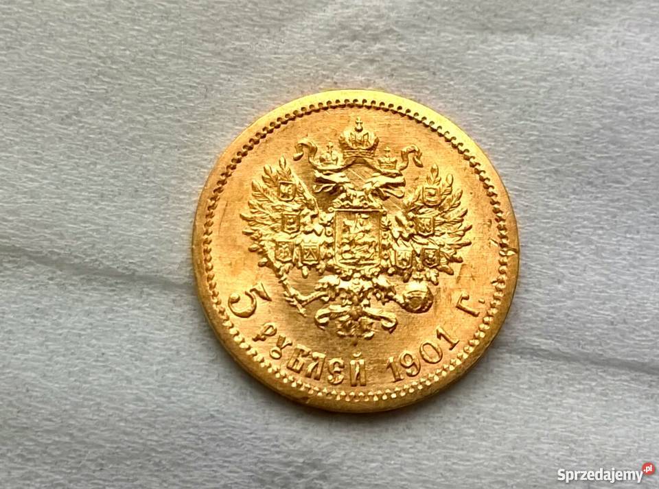 5 rubli 1897 AG 1901f3 1903AP Numizmatyka Białystok sprzedam