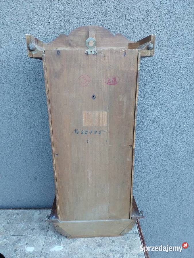 118 Stary zegar ścienny Mauthe przedwojenny Tczew