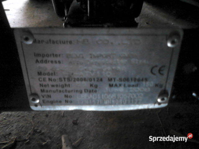 Quad HBatv110 Bolechowo-Osiedle sprzedam