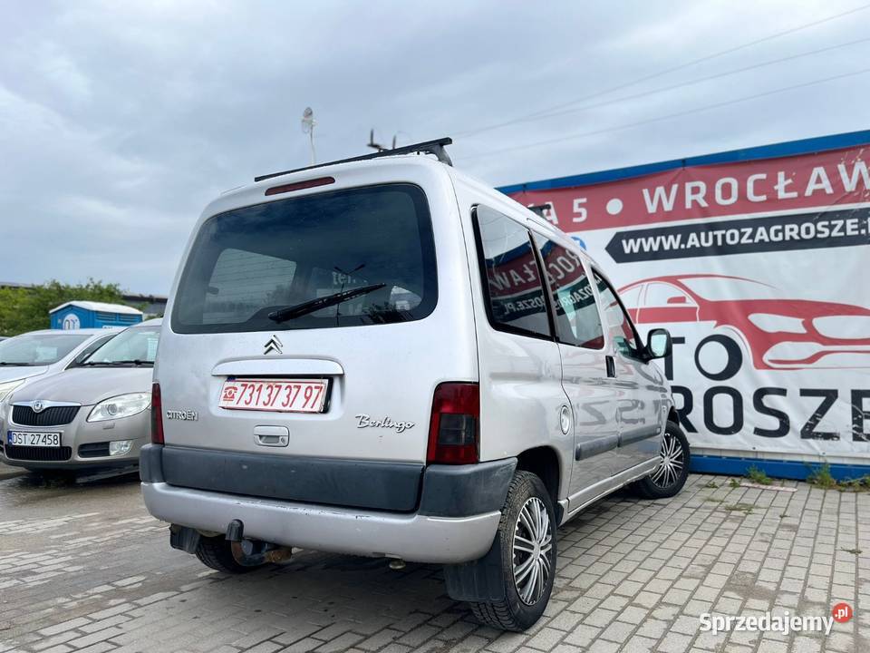 Citroen Berlingo 19 Diesel 5 osobowy HAK Pakowny Wrocław