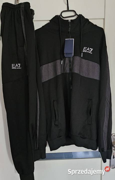 Armani dres XL czarno szary ea7 piękny super Warszawa