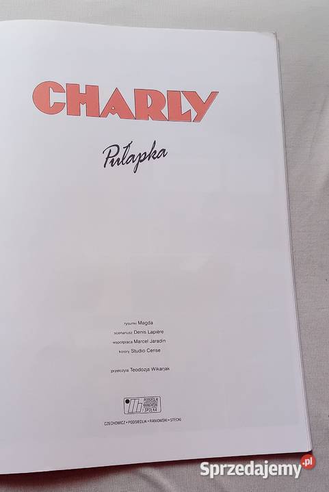 Komiks Charly 4 Pułapka Wydanie I 1994 r Antykwariat