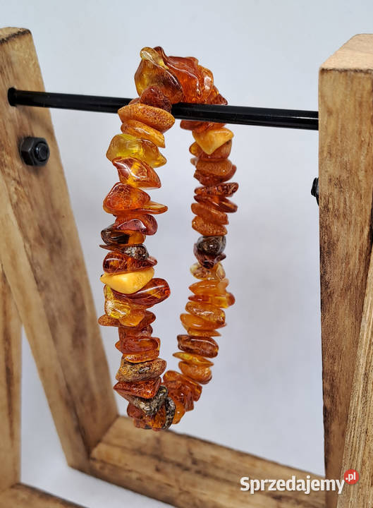 Bransoletka z bursztynu bałtyckiego sieczka Biżuteria Warszawa