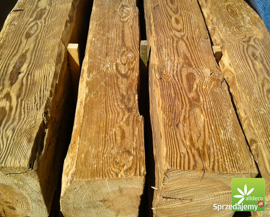 Stare belki ciosane i cięte piłą konstrukcyjne i Warszawa