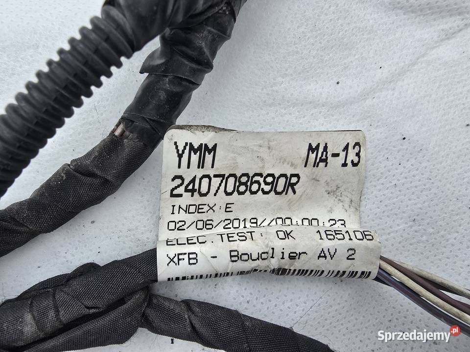 Megane IV wiązka zderzaka przod 6 PDC podkarpackie Hermanowa