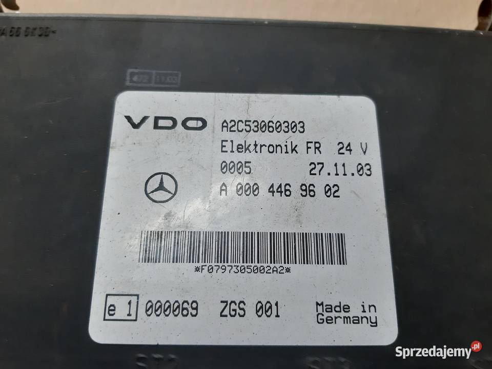 MERCEDES ACTROS ATEGO STEROWNIK KOMPUTER FR Trzciel sprzedam